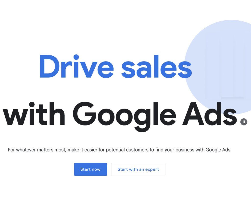 google ads for counseling start
